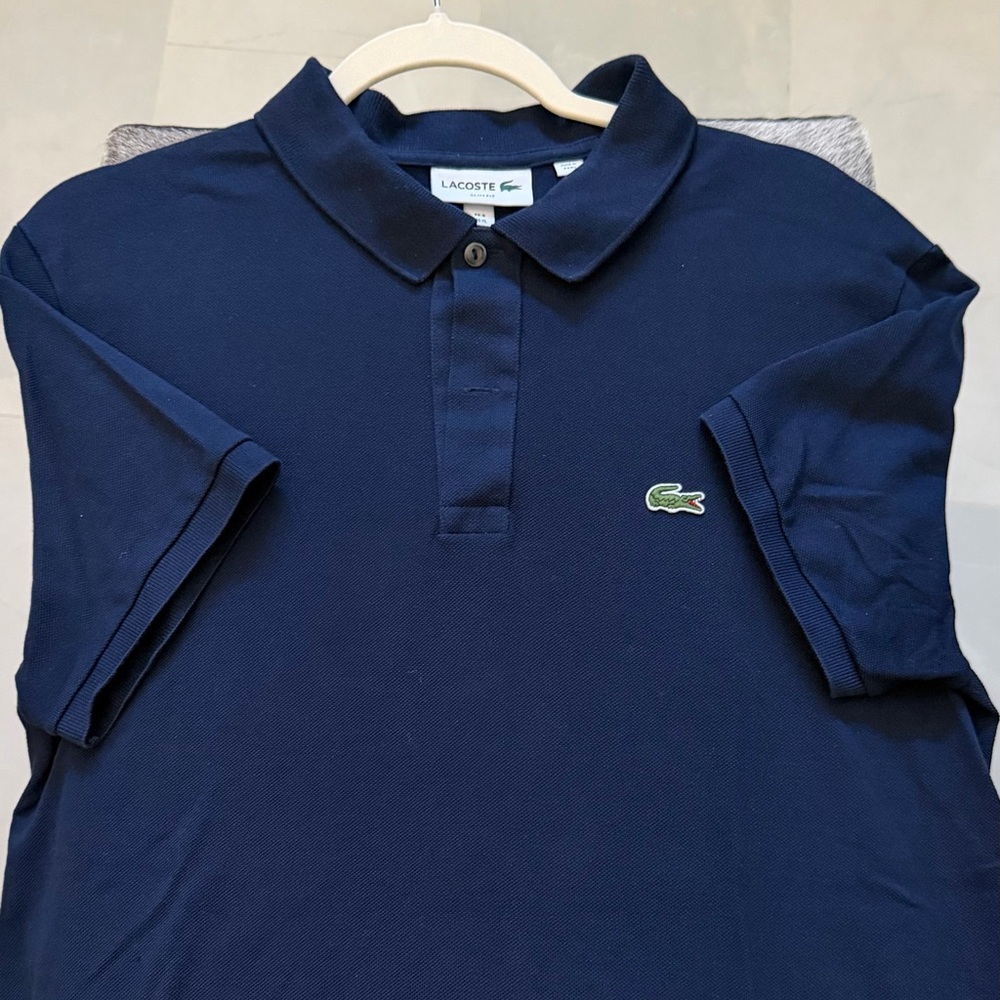 Gently worn Lacoste Men’s Slim Fit Pique Polo Shirt Sz XL